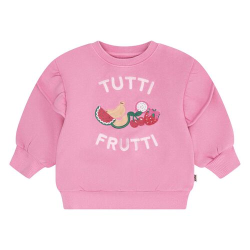 Huxbaby Tutti Frutti Frill Drop Shoulder Sweat 3-5Y